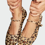Lia Baleríny S Leopardím Vzorem A Páskem Na Kotník - fotografie 1