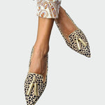 Leopardí Loafers S Třpytivými Zlatými Třásněmi Pro Eleganci - fotografie 1