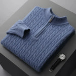 Deneb Cashmere Woven Half Zip - fotografie 3