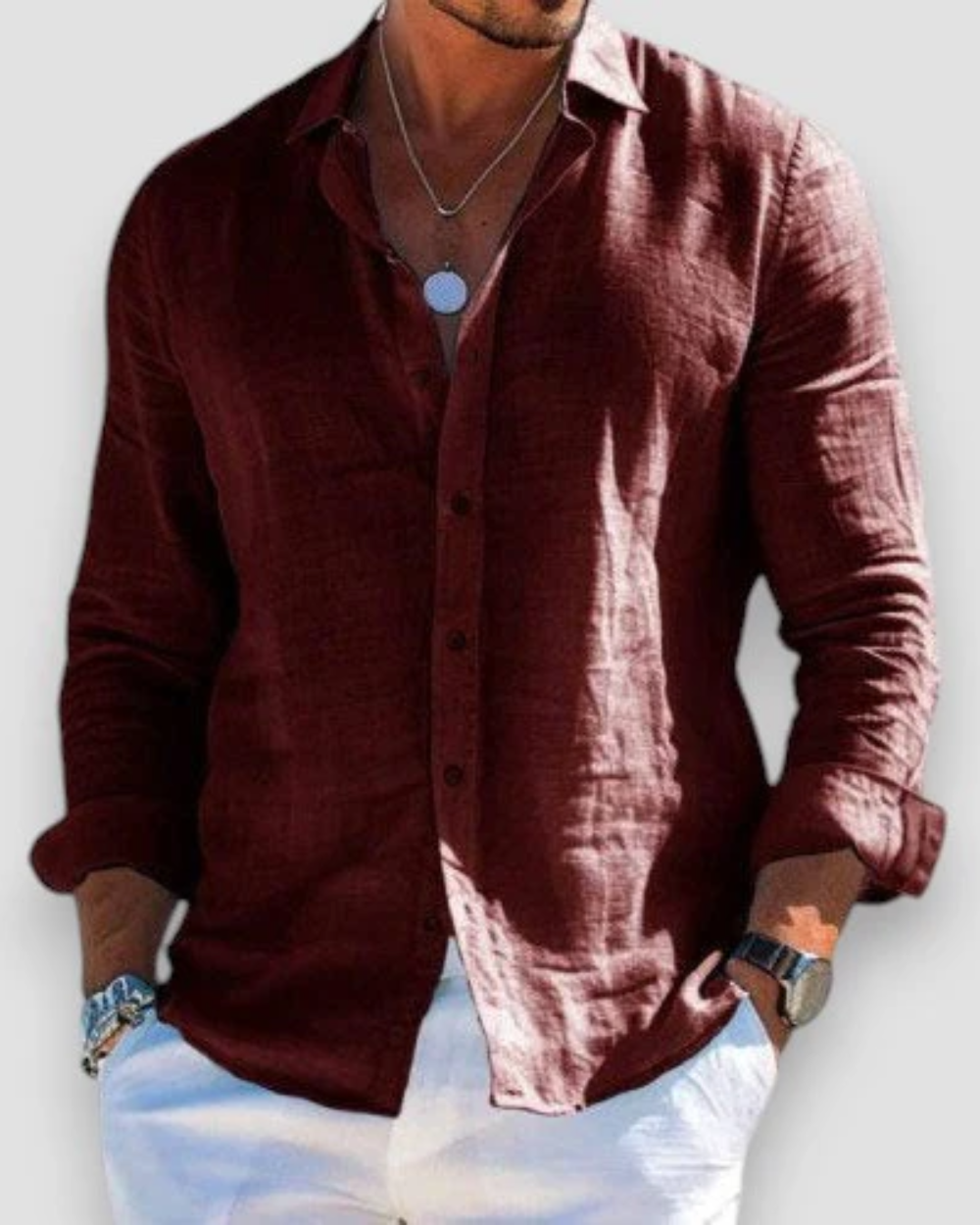 Casual Men's Shirt - fotografie 11