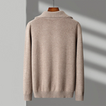 Taranto Merino Wool Zip Sweater - fotografie 2