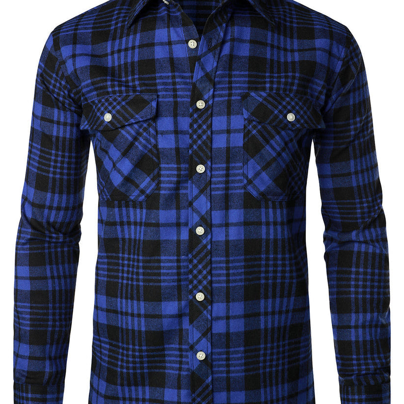 Elegantní Kostková Košile