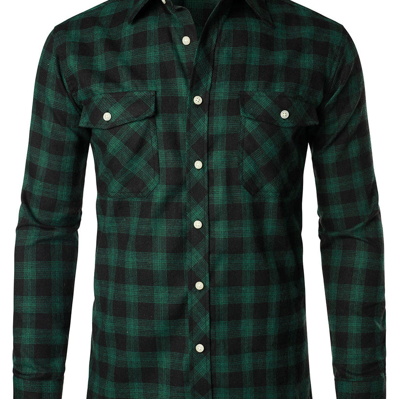 Elegantní Kostková Košile