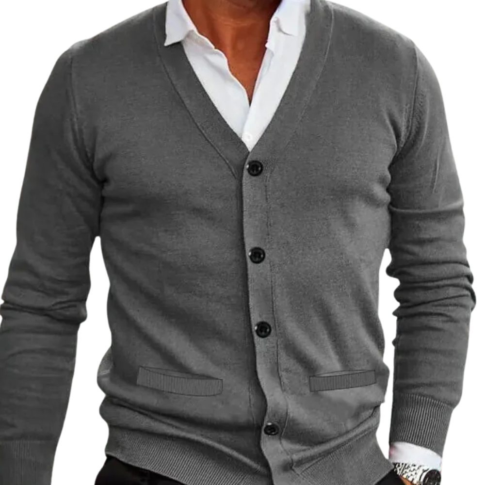 Stylový Kardigán Pro Muže