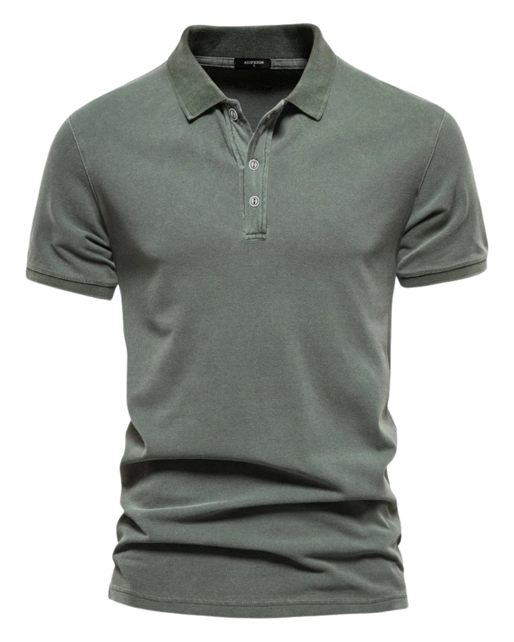 Casual Pánské Polo - barva Dark gray - fotografie 1