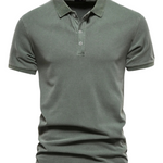 Casual Pánské Polo - barva Dark gray - fotografie 1