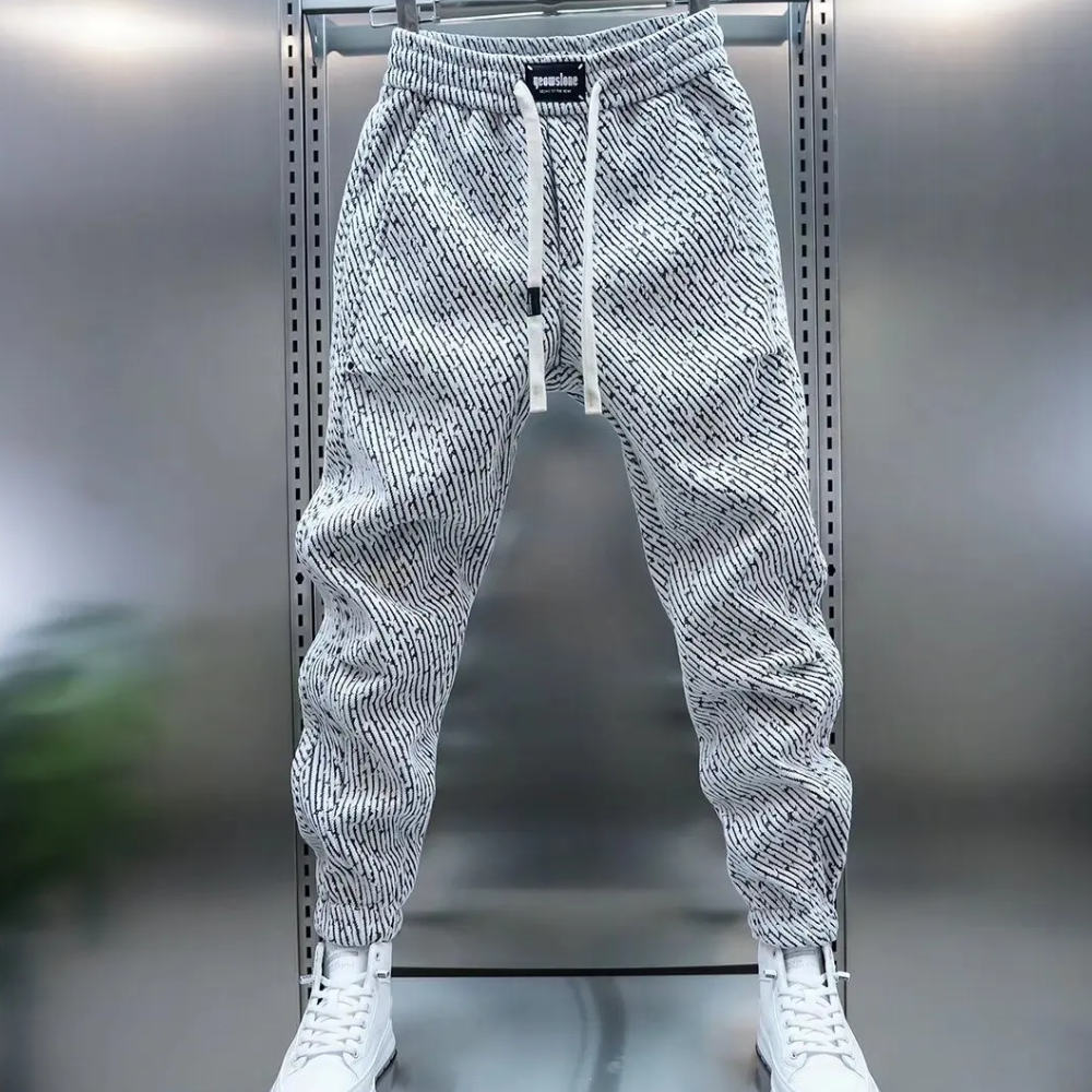 Casual Kalhoty s Vzorem