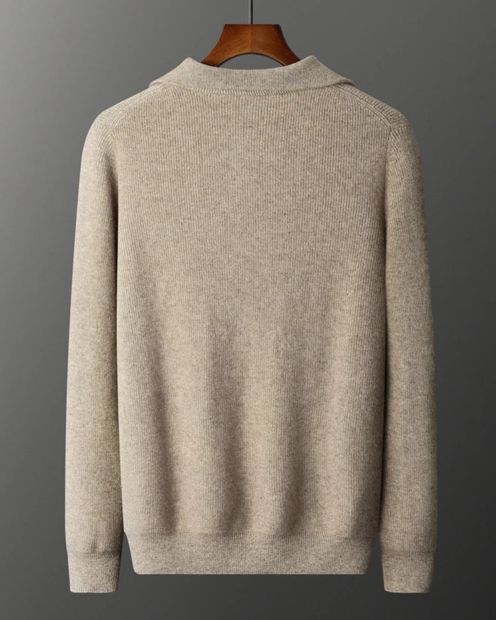 Portofino Cashmere Half Zip Sweater - fotografie 2