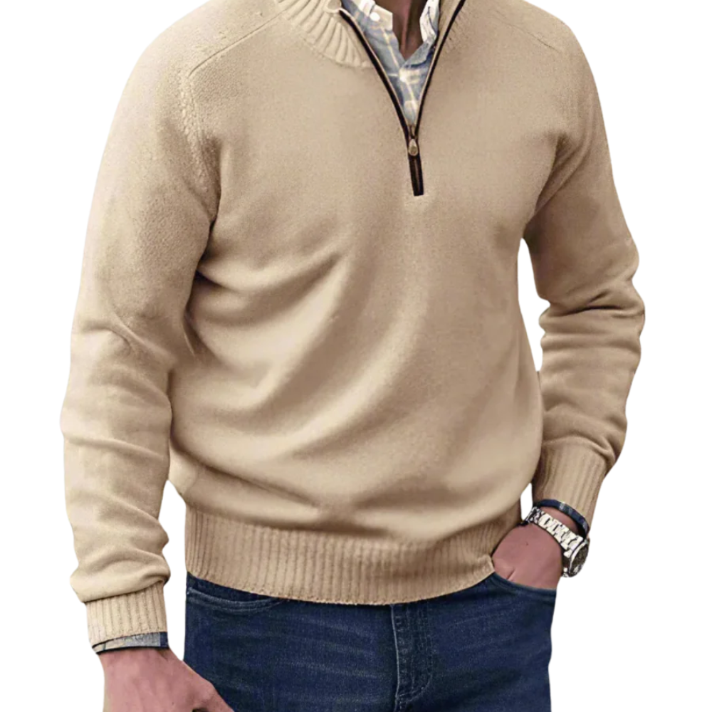 Casual Zip Sweater - fotografie 2