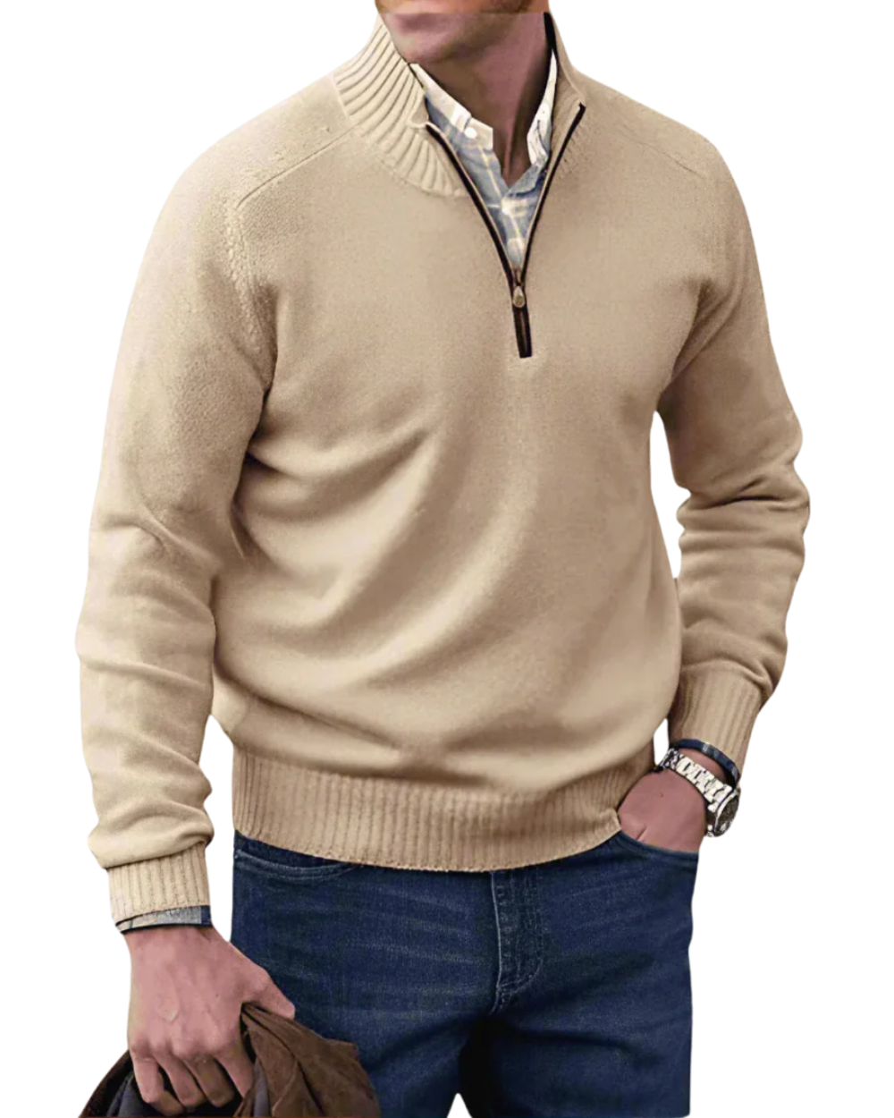 Casual Zip Sweater - fotografie 2
