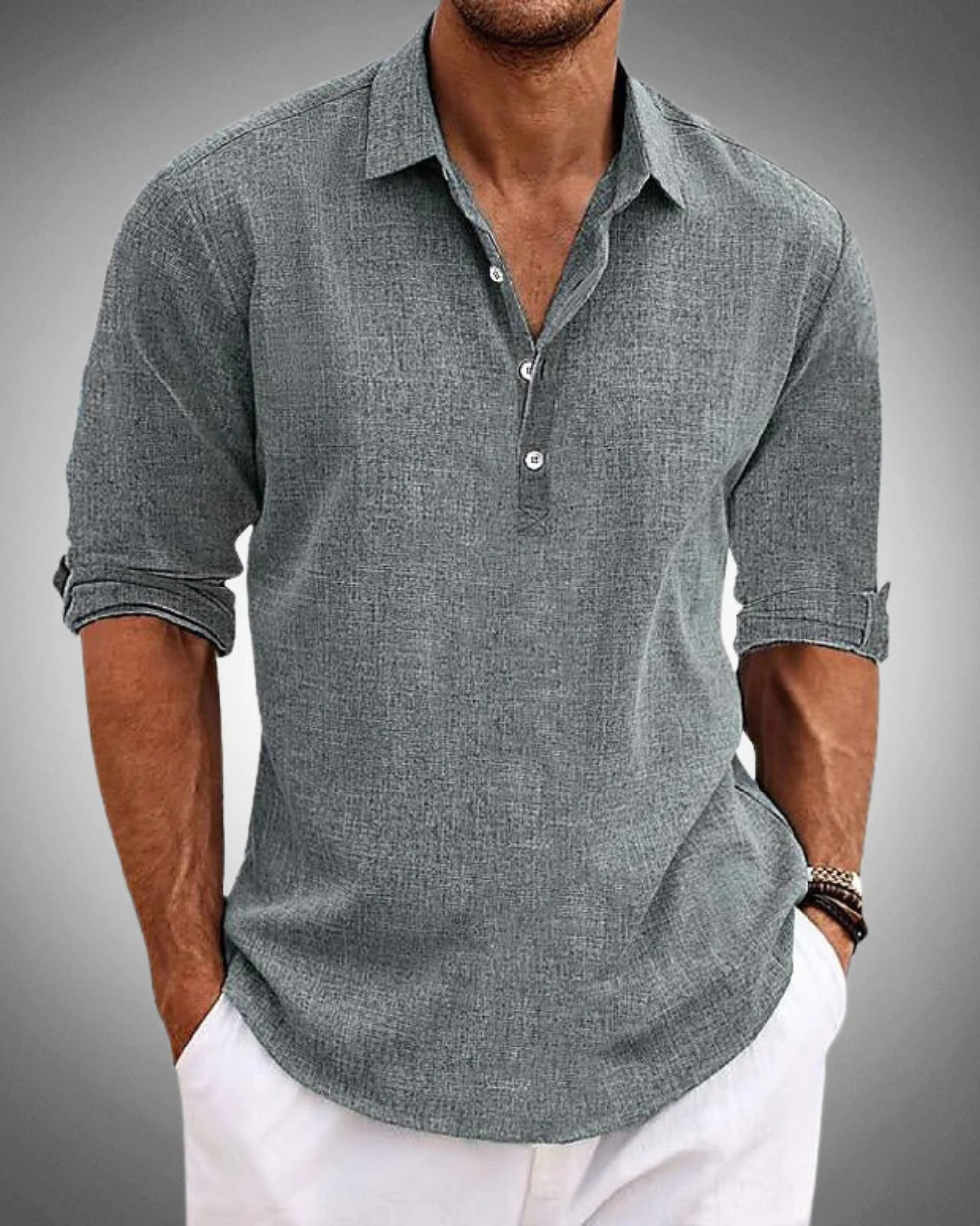 Sabbio Classic Cotton Shirt - fotografie 3