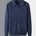 Gstaad Cashmere Quarter Zip Sweater - fotografie 4