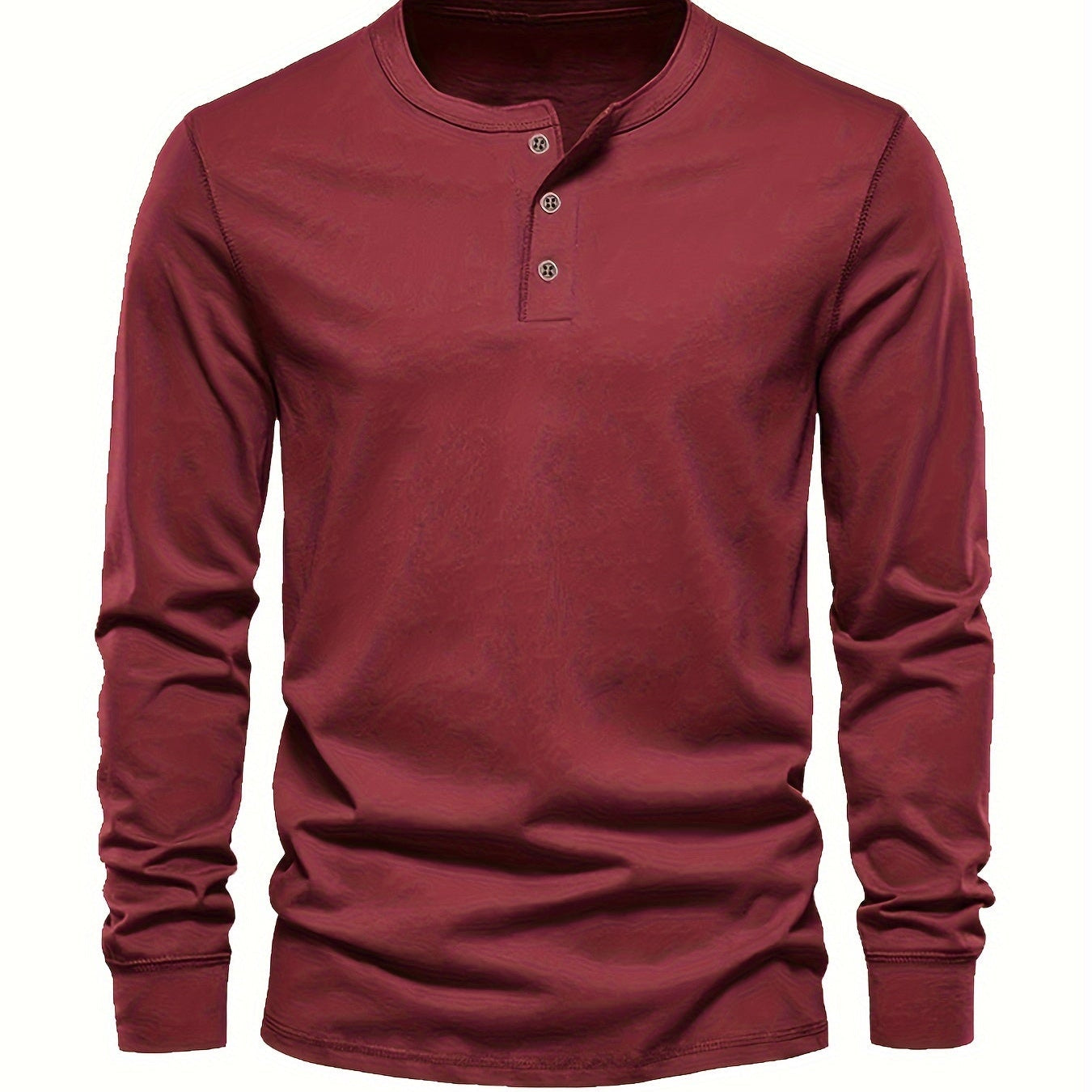 Henley Tričko Pro Muže