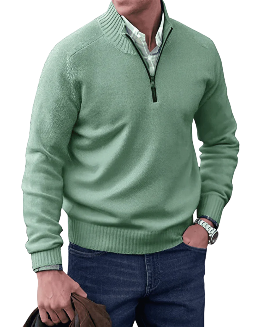 Casual Zip Sweater - fotografie 3
