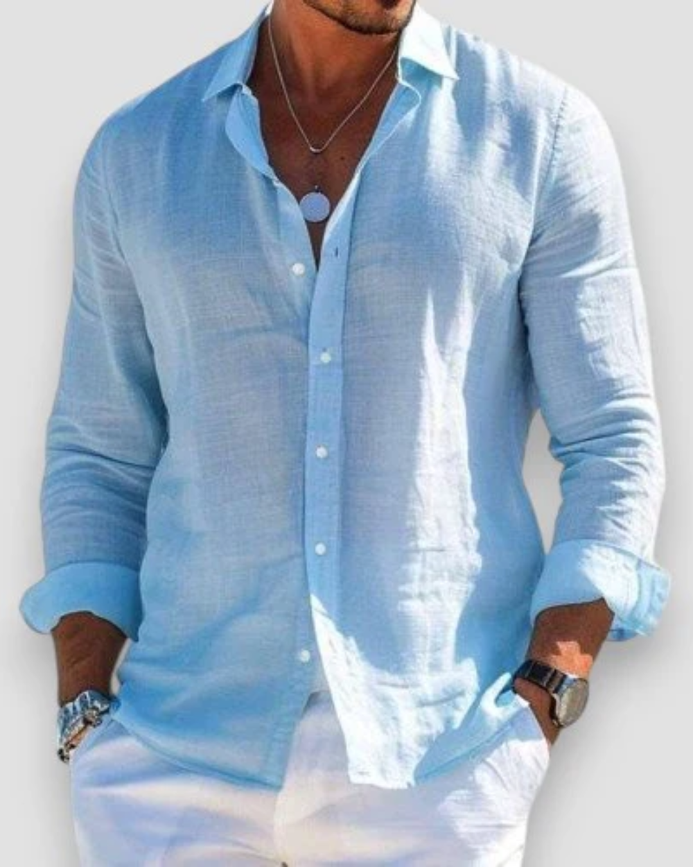 Casual Men's Shirt - fotografie 4