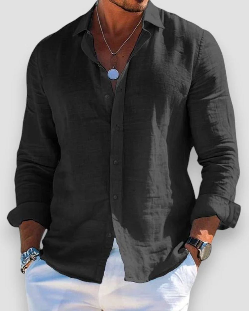 Casual Men's Shirt - fotografie 5