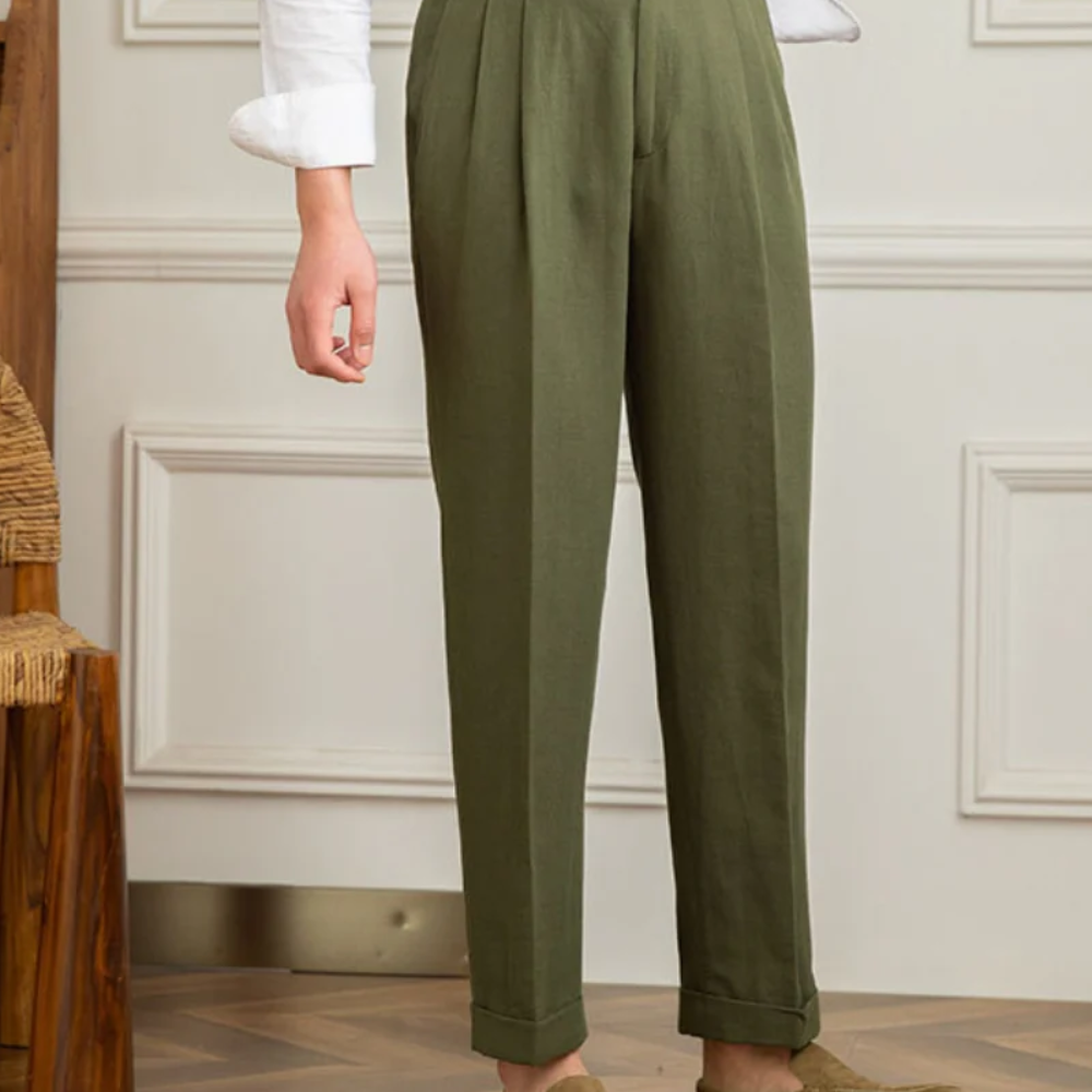 Bali Letní Lněné Kalhoty