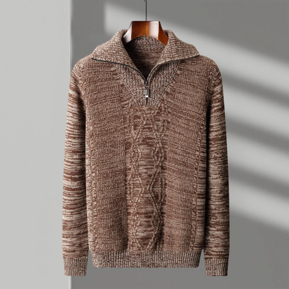 Taranto Merino Wool Zip Sweater - fotografie 6