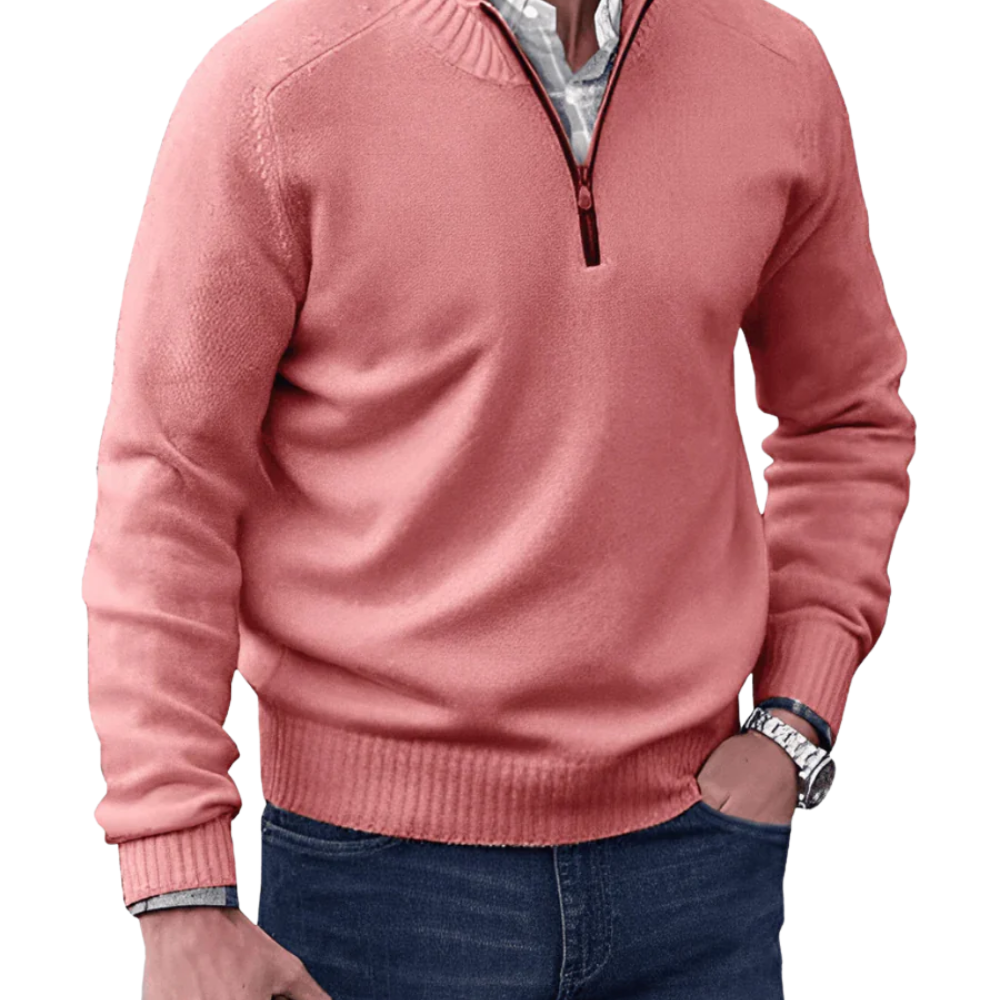 Casual Zip Sweater - fotografie 4