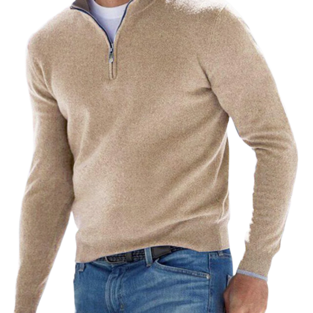 Elegant Zip Sweater - fotografie 5