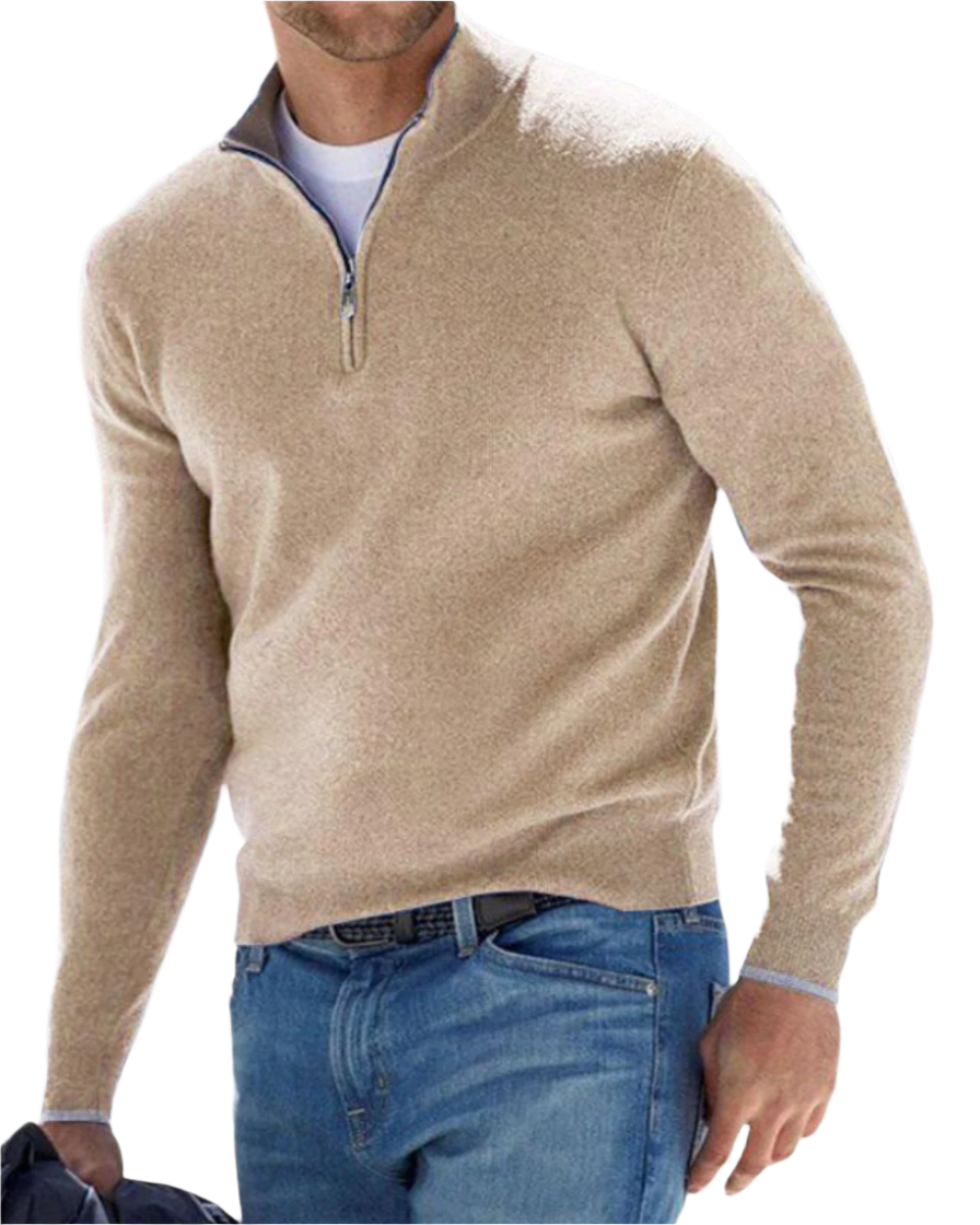 Elegant Zip Sweater - fotografie 5