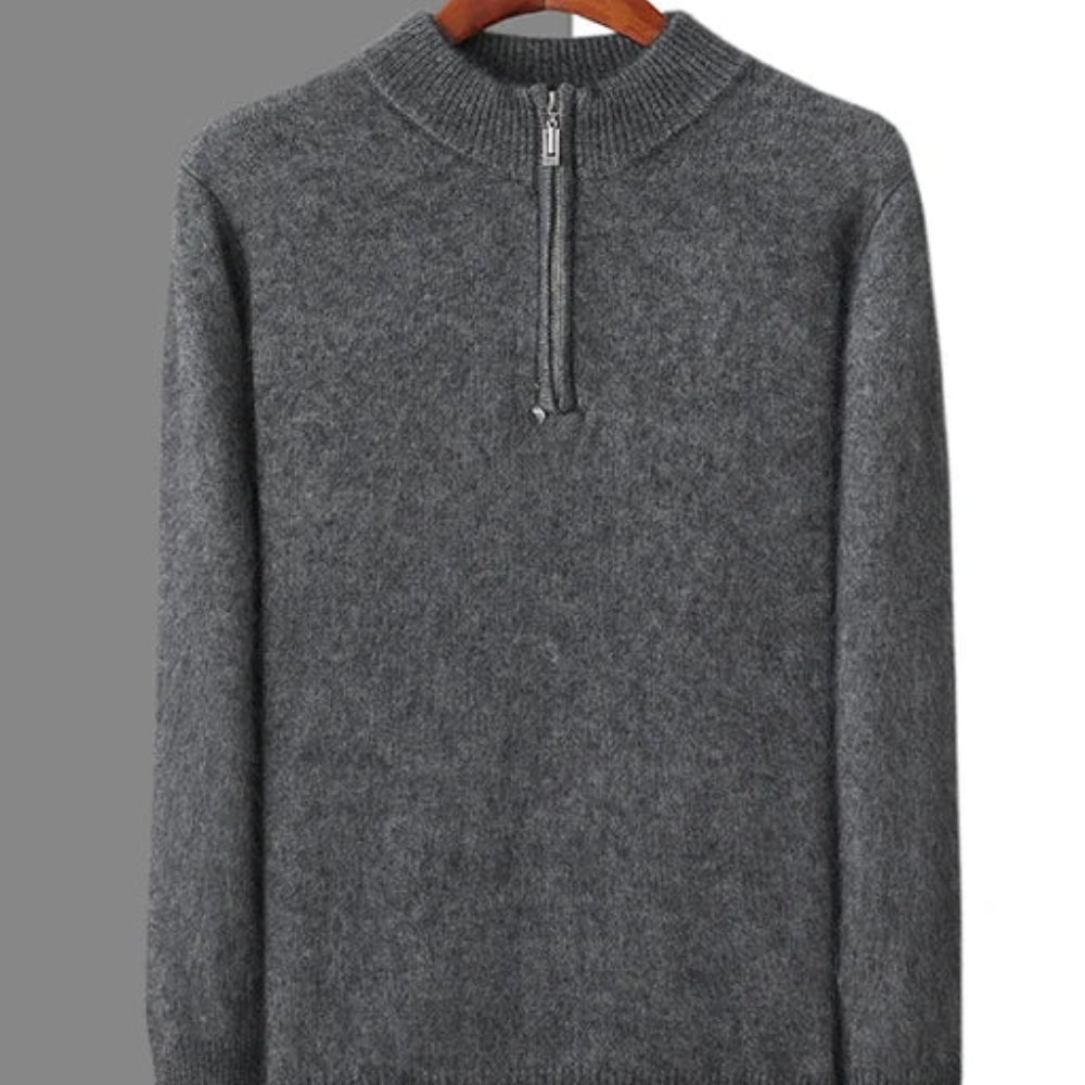 Genève Cashmere Zip Up - fotografie 5