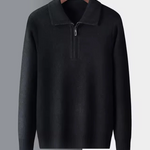 Gstaad Cashmere Quarter Zip Sweater - fotografie 3