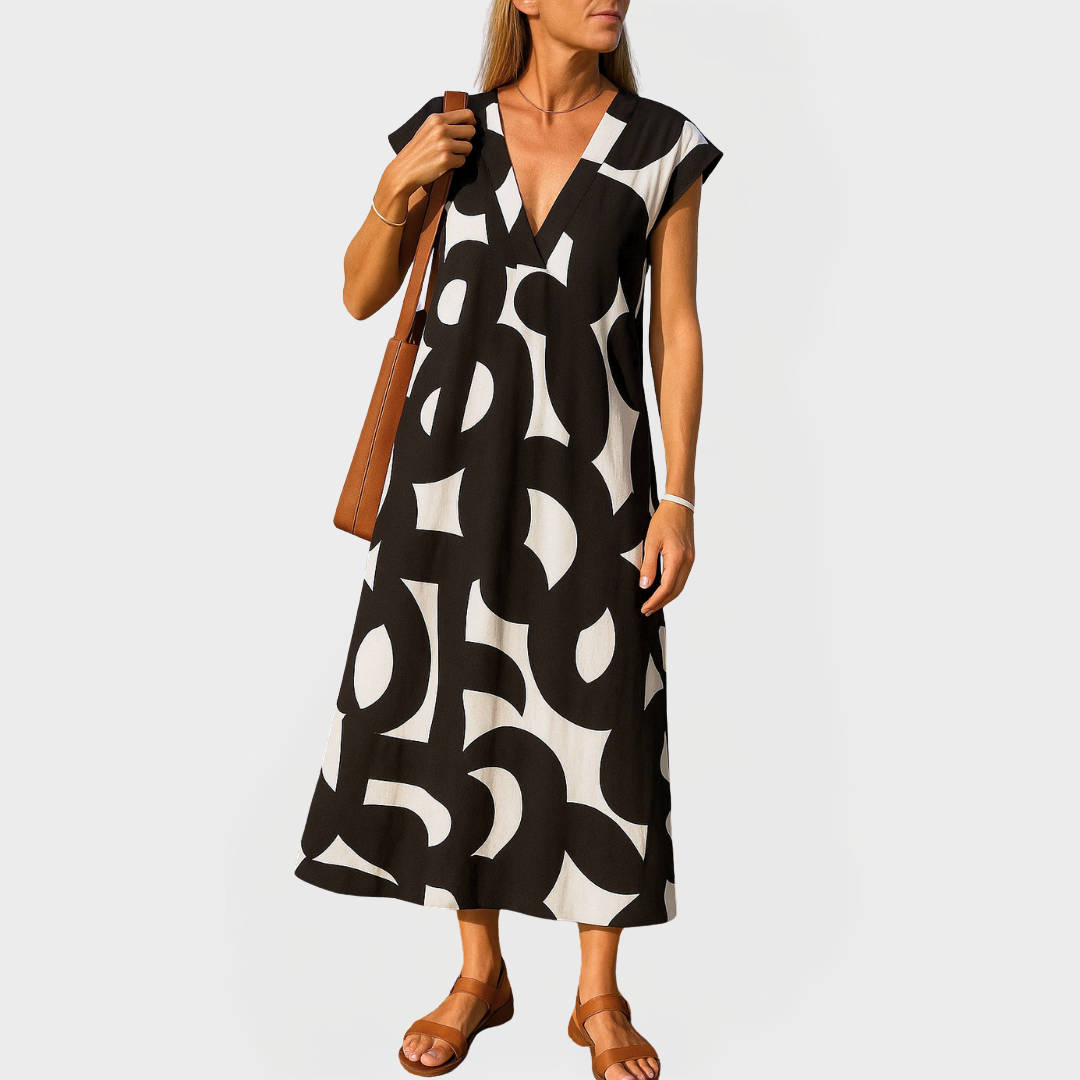 Vzdušné Šaty S Výstřihem Do V Pro Letní Dny Pohodlné