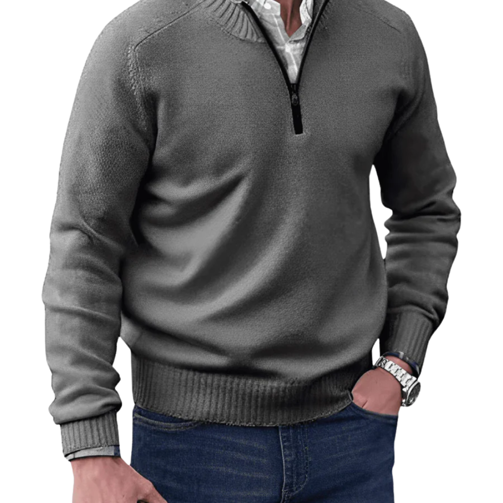 Casual Zip Sweater - fotografie 6