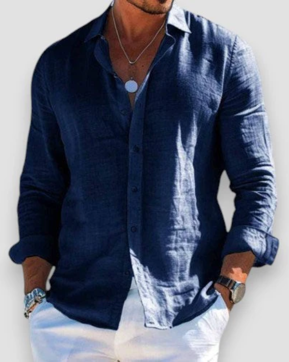 Casual Men's Shirt - fotografie 7