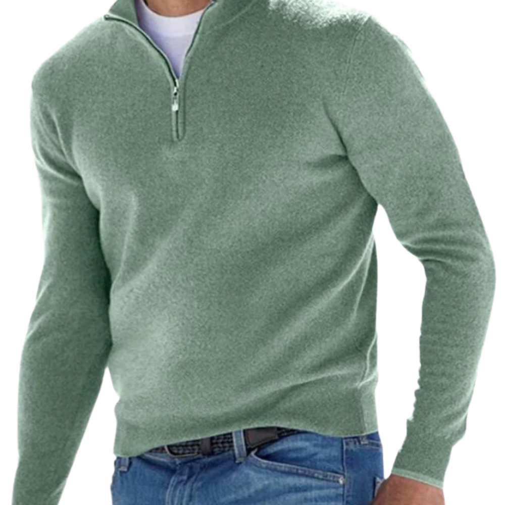 Elegant Zip Sweater - fotografie 6