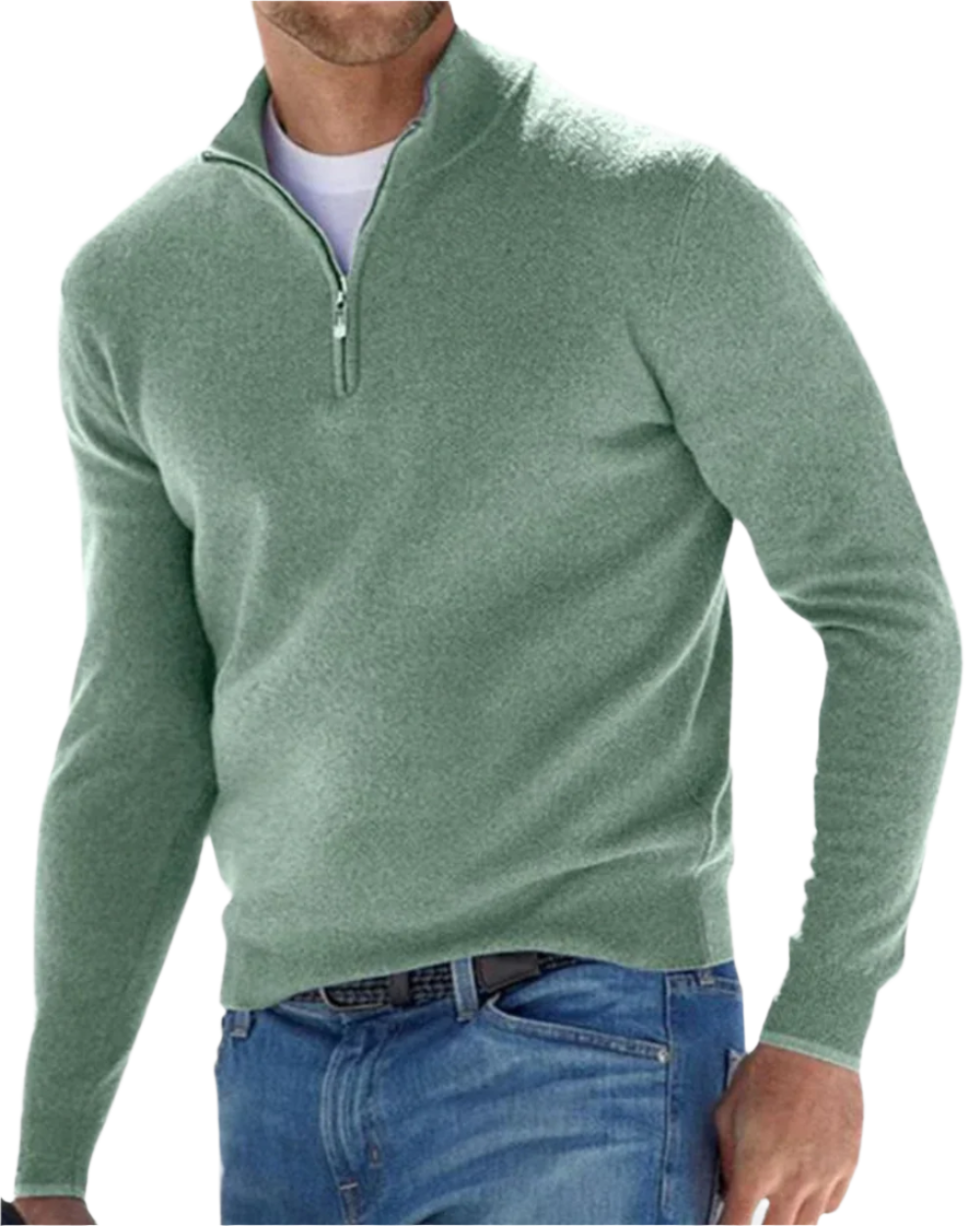Elegant Zip Sweater - fotografie 6