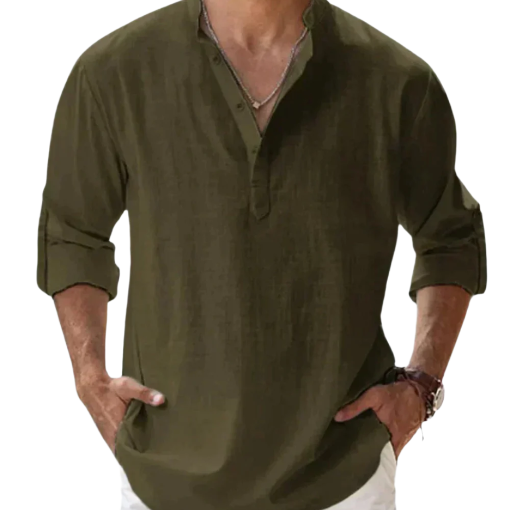 Fiorenzo Cotton Shirt - fotografie 6