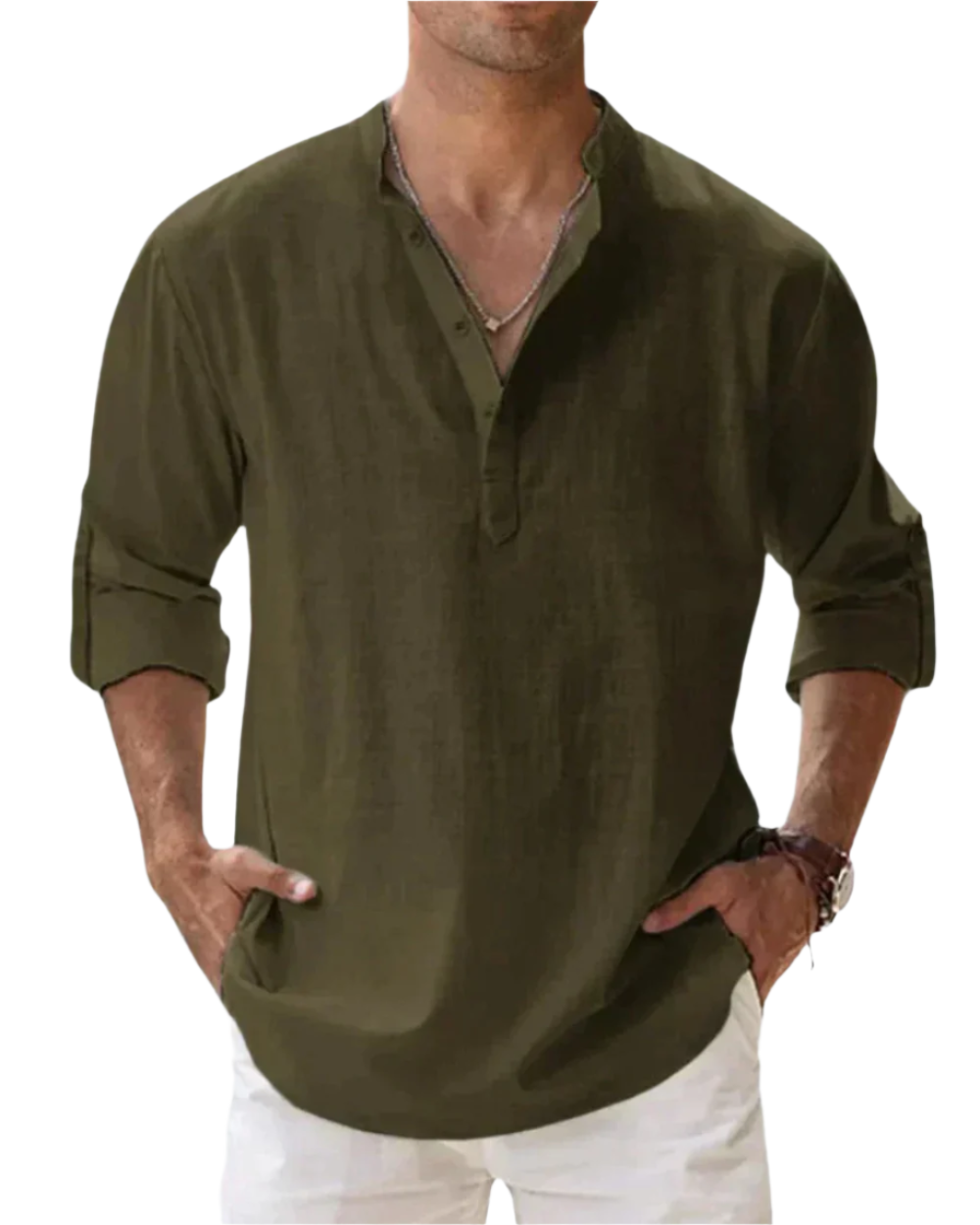 Fiorenzo Cotton Shirt - fotografie 6