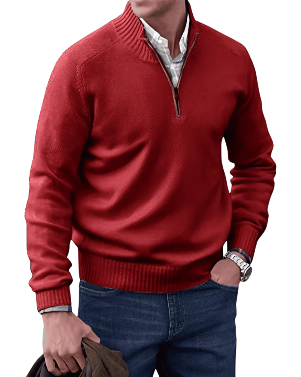 Casual Zip Sweater - fotografie 7