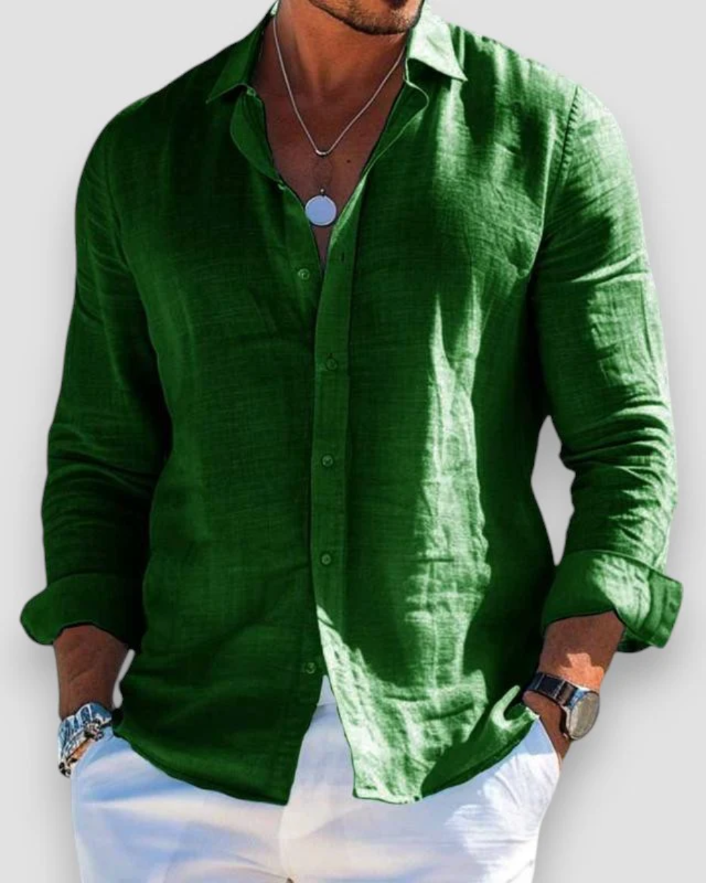 Casual Men's Shirt - fotografie 8