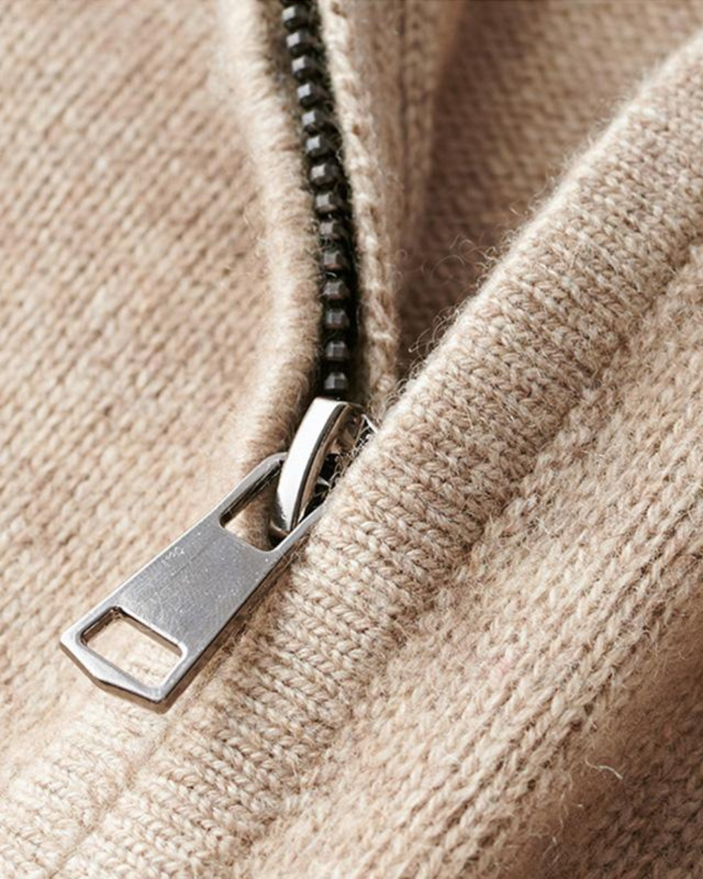 Elegant Zip Sweater - fotografie 7