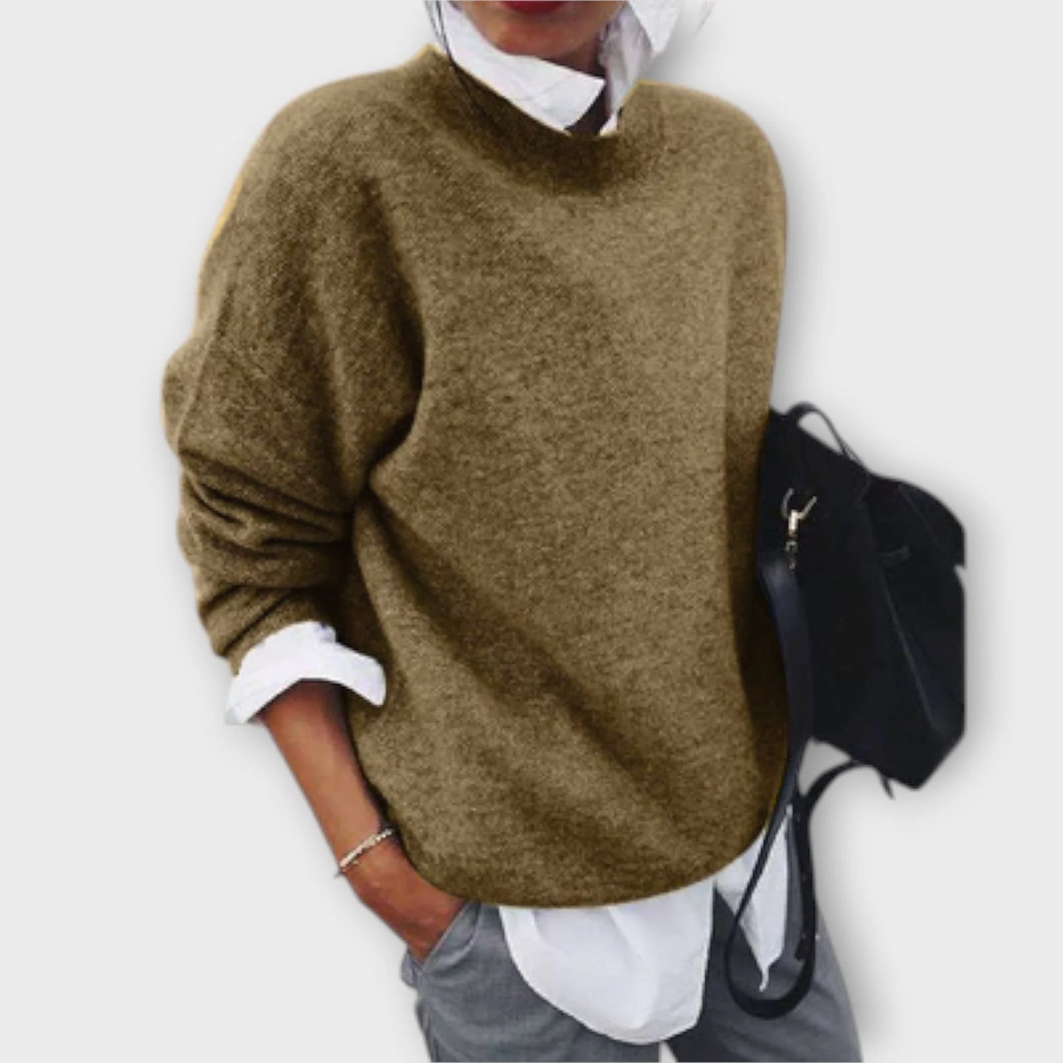 Měkký Luxusní Světr Pro Chladné Dny S Jemnou Strukturou