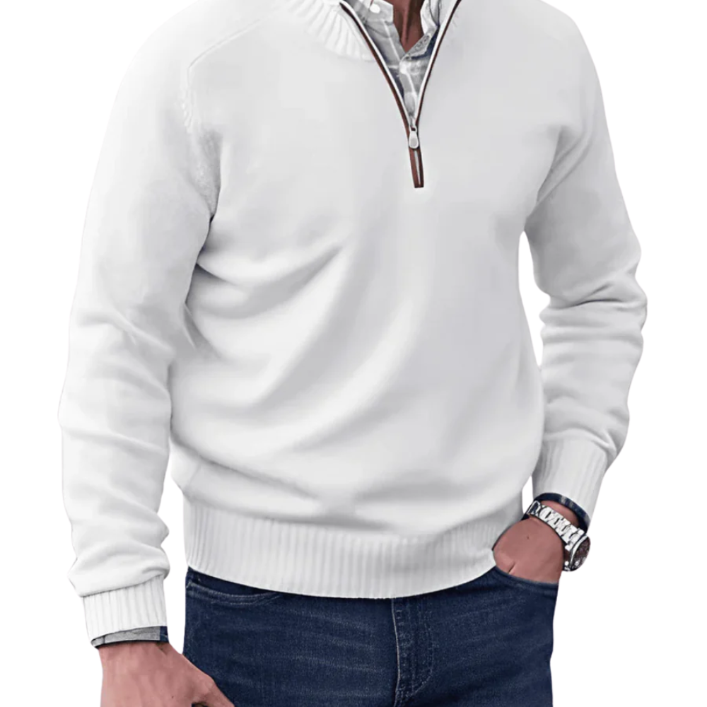 Casual Zip Sweater - fotografie 8