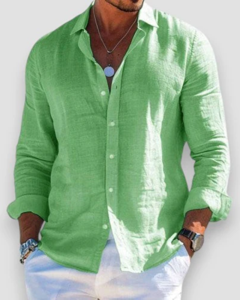 Casual Men's Shirt - fotografie 10