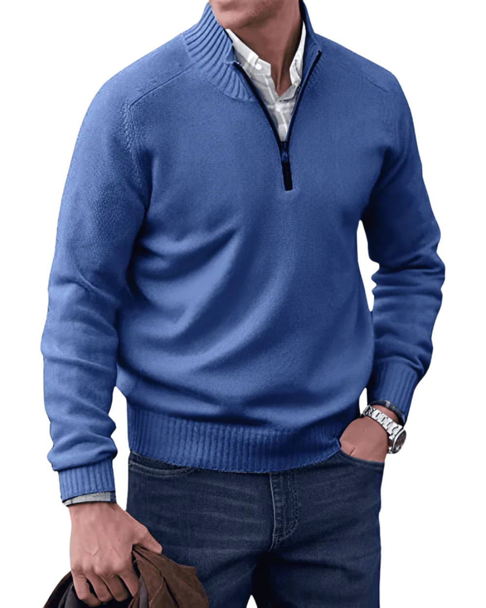 Casual Zip Sweater - fotografie 9