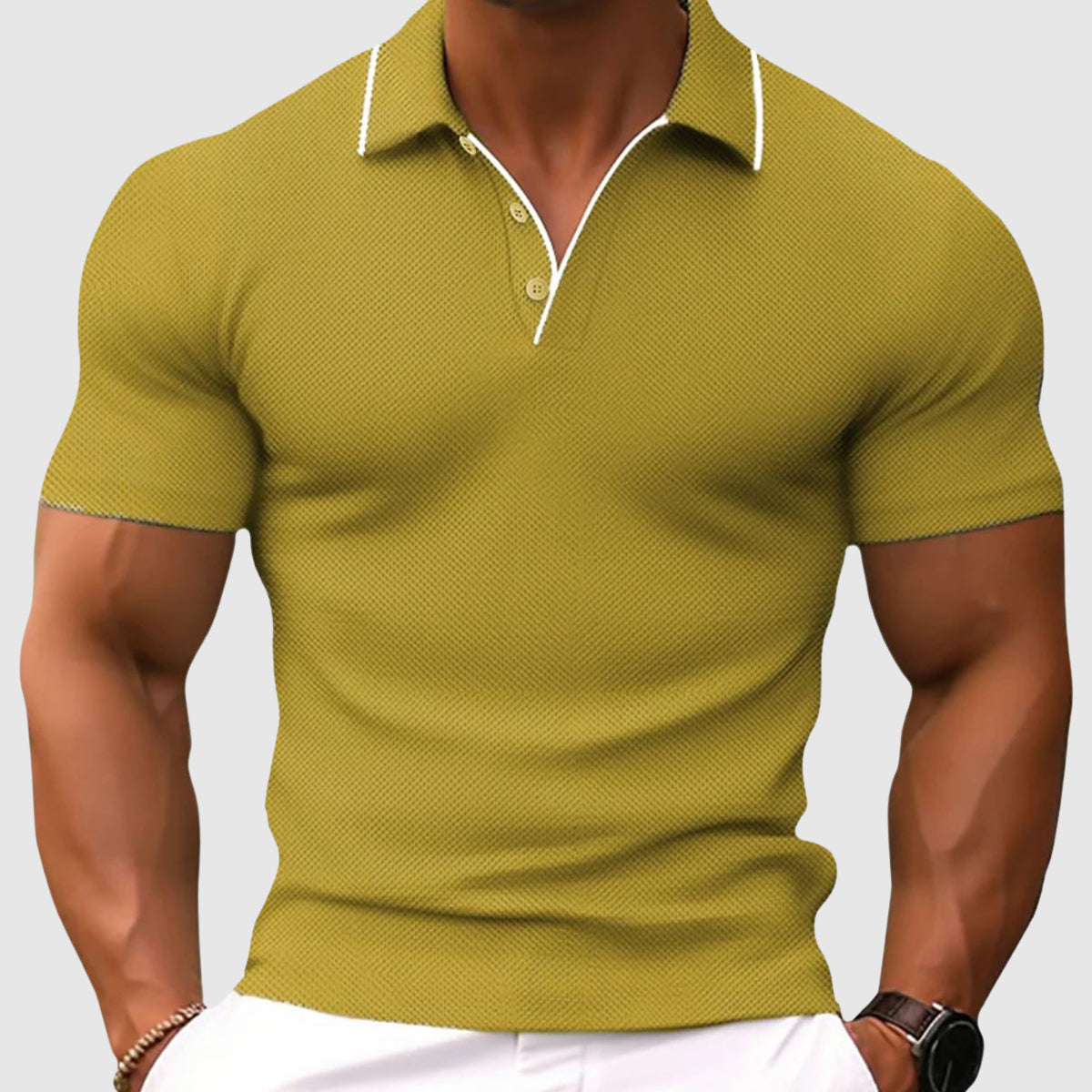 Slim Fit Polo Tričko - fotografie 4