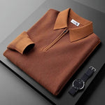 Elegant Men's Zip Sweater - fotografie 2