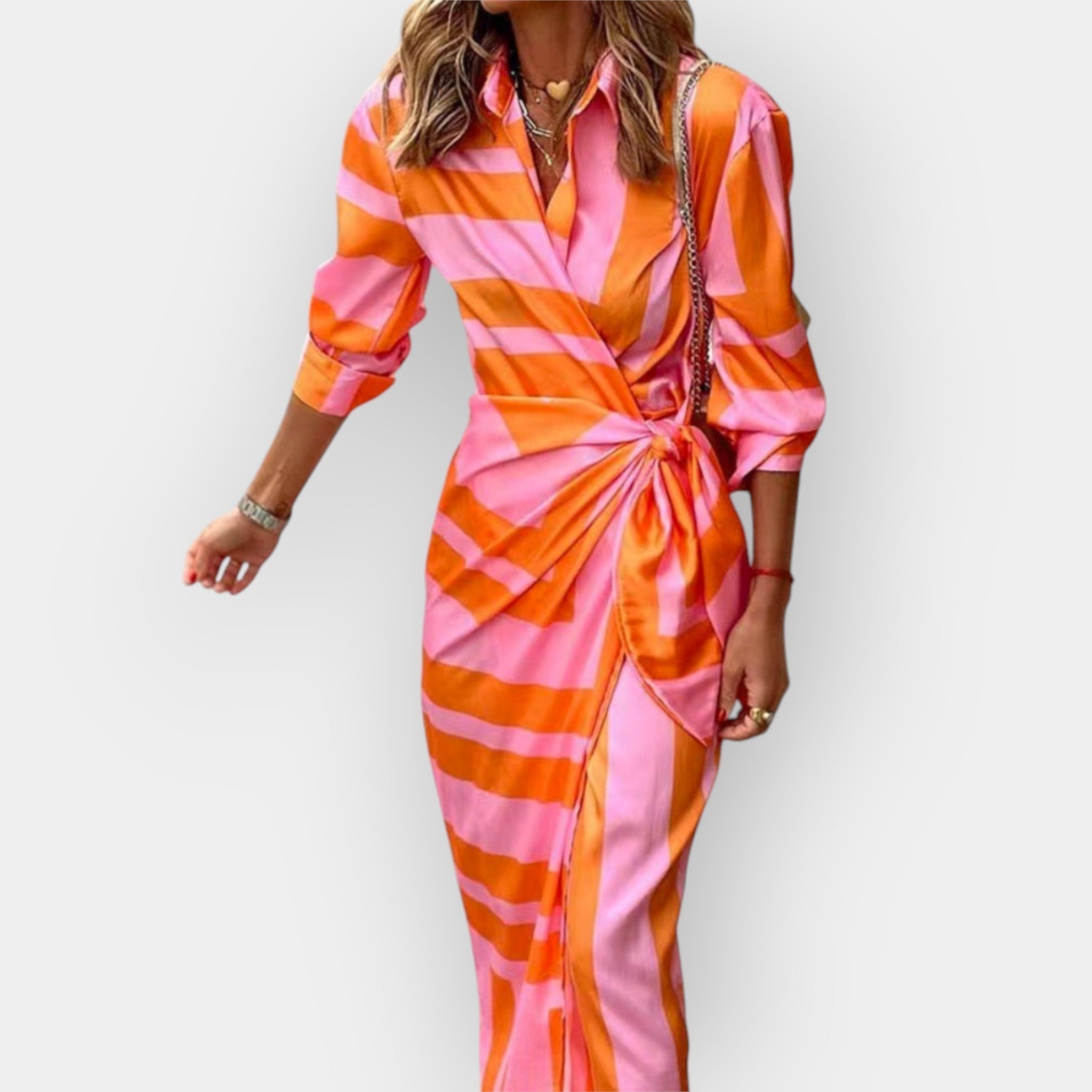 Letní Šaty Slunečné Dny Lehký Materiál Pohodlný Střih