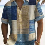 Elegantní Patchwork Košile - fotografie 6