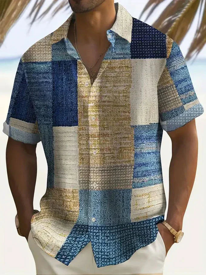 Elegantní Patchwork Košile - fotografie 6