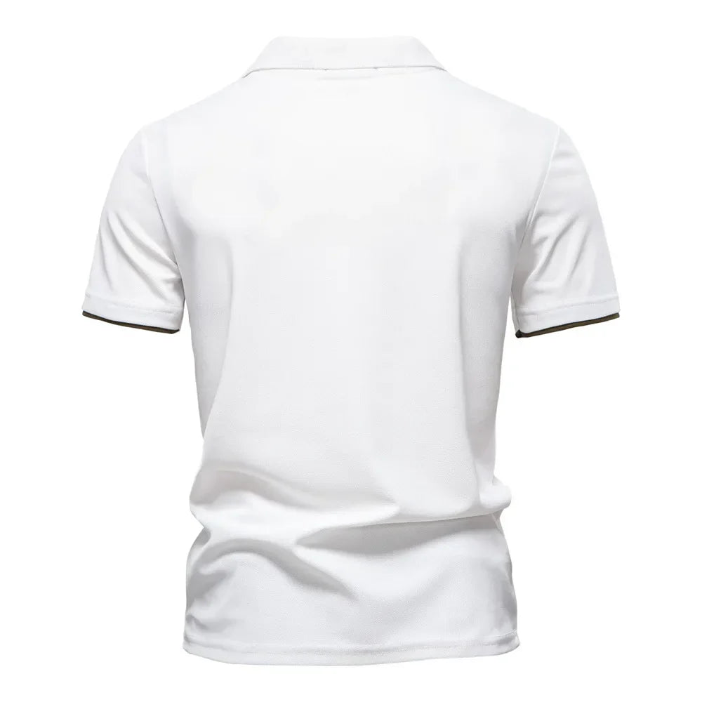 Casual Pánské Polo Lehké - fotografie 2