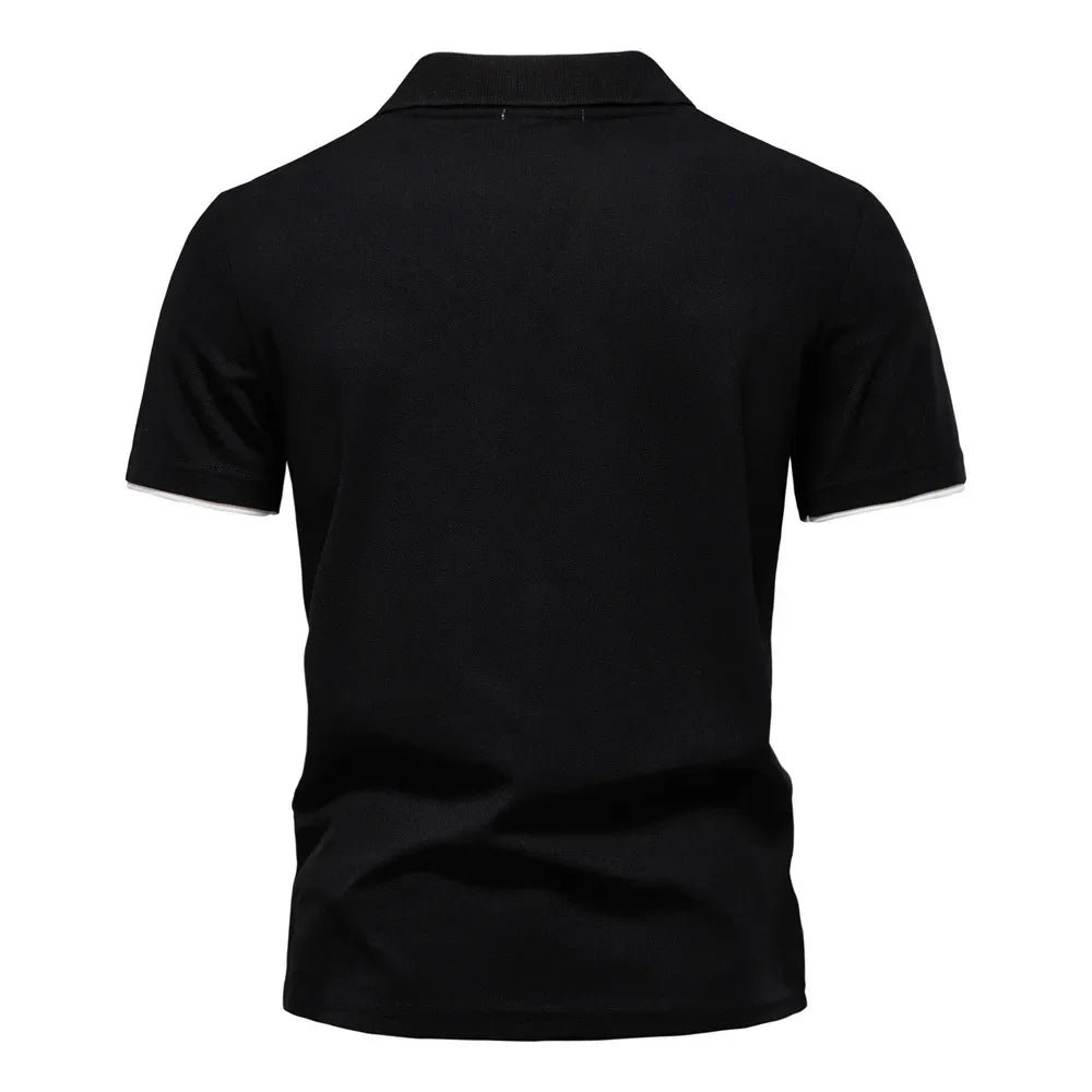 Casual Pánské Polo Lehké - fotografie 9