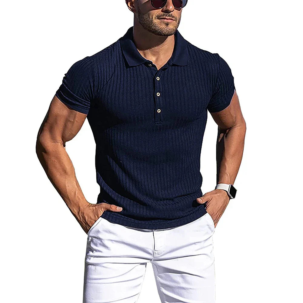 Elegantní Pruhované Polo - fotografie 5