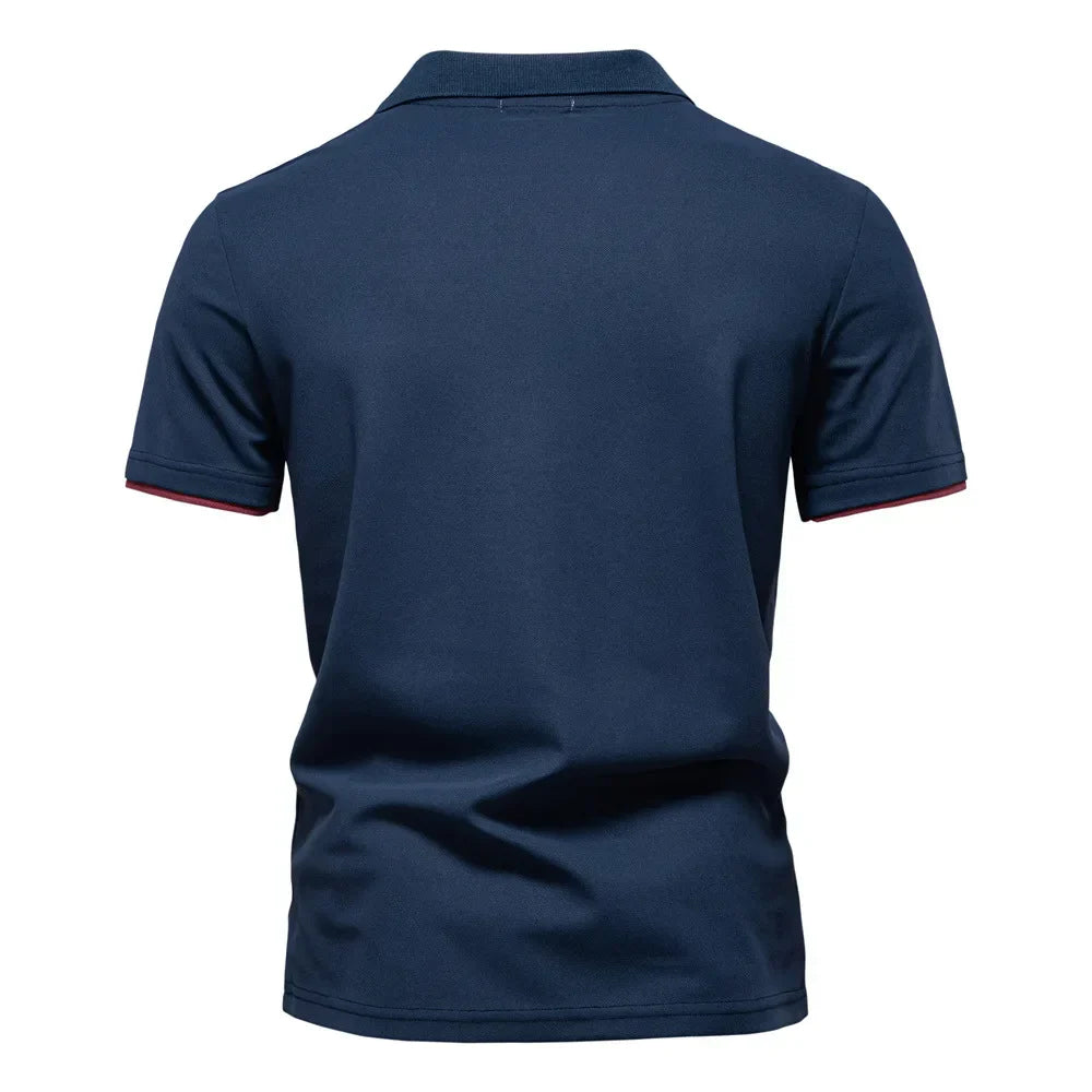 Casual Pánské Polo Lehké - fotografie 11